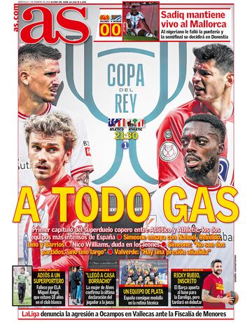 Las portadas de AS de febrero