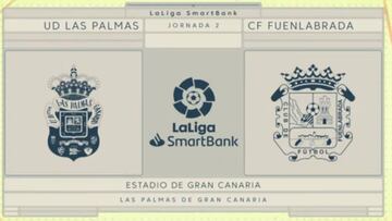 Resumen y goles de Las Palmas vs. Fuenlabrada de Liga Smartbank
