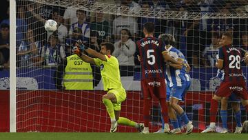 Germán Parreño no ha encajado ningún gol en Riazor.