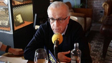 Antonio Tapia, en la tertulia de la SER en el restaurante 33-45.