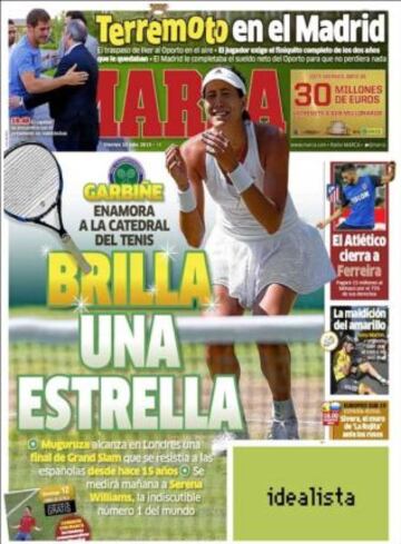 Portadas de la prensa deportiva