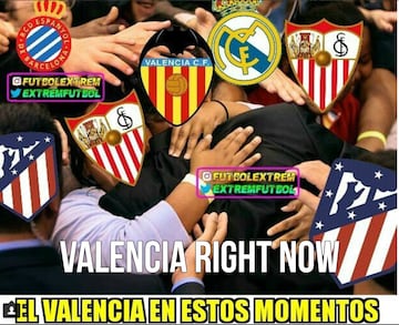 Valencia-Barcelona memes, gags, quips and jokes