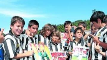 <b>REFERENTE </b>La cantera del Nacional tiene a Cristiano Ronaldo como su ídolo y el espejo en el que mirarse.