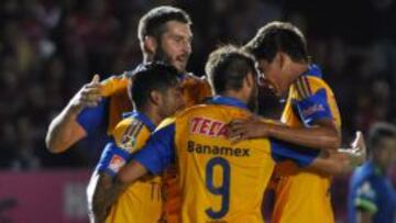 Tigres derrot&oacute; 3-1 a Veracruz en el inicio de la fecha 16 y garantiz&oacute; su presencia en la Liguilla del Apertura 2015.
