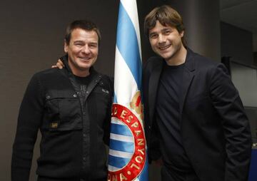 Xavier Escaich y Mauricio Pochettino.