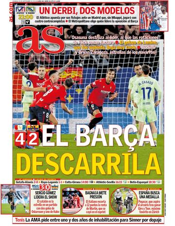 Las portadas de AS de septiembre