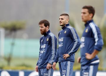 El entrenamiento de la Selección en Ezeiza, en imágenes