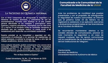 Suspensión de clases por violencia en México: Lista de estados donde no hay clases este lunes 23 de febrero, tras asesinato de ‘El Mencho’