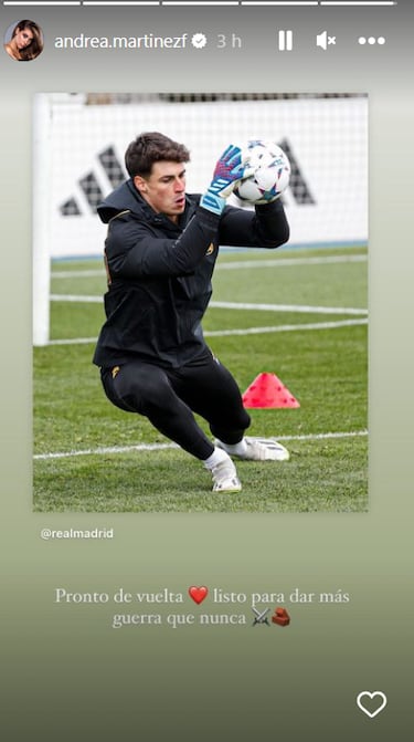 Andrea Martínez se vuelca con Kepa tras su lesión: “Listo para dar más guerra que nunca”