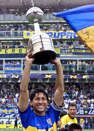 Jorge Bermúdez se coronó campeón de la Copa Libertadores 2001 y 2001 con Boca Juniors