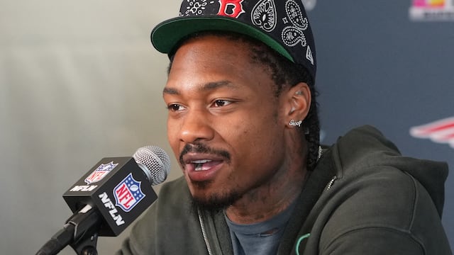 The New England Patriots have their quarterback of the present and future and now Drake Maye has his favorite target in Foxborough.