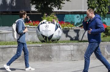 Las calles de Kiev ya se preparan para la final de la Champions