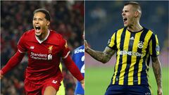 van Dijk y Skartel con Liverpool y Fenerbahce respectivamente