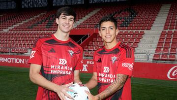 4-9-2025 JUGADOR DEL CD.MIRANDES PETIT Y TIHAGO HELGUERA