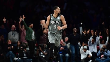 Spencer Dinwiddie, durante un partido de la NBA de los Brooklyn Nets