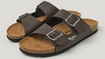 Sandalias de ante para hombre de Pepe Jeans con hebilla
