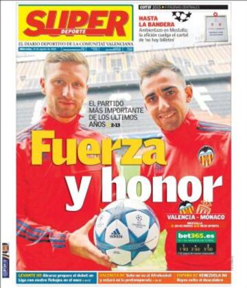 Portadas de la prensa deportiva