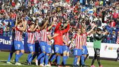 El Atl&eacute;tico de Madrid Femenino da la vuelta de honor en el Calder&oacute;n tras ganar al Barcelona y alzarse l&iacute;der de la Liga Iberdrola. 