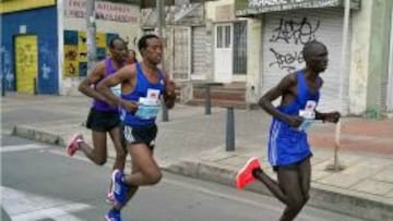 Los africanos siguen dominando la Media Maratón de Bogotá.