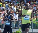 Usain Bolt gana con 20.29 en Nueva York, pero no convence