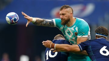 Rugby Union - Rugby World Cup 2023 - Pool B - South Africa v Scotland - Orange Velodrome, Marseille, France - September 10, 2023 South Africa's RG Snyman in action REUTERS/Peter Cziborra