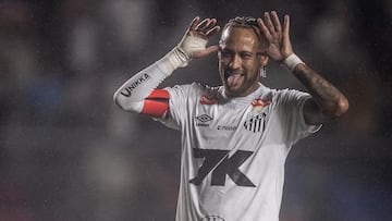 Neymar brilla en el debut del hijo de Robinho