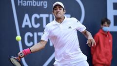 Garín barre a Nishikori y recupera confianza en Hamburgo