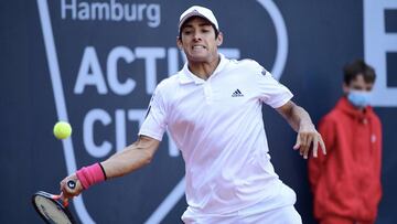 Garín barre a Nishikori y recupera confianza en Hamburgo