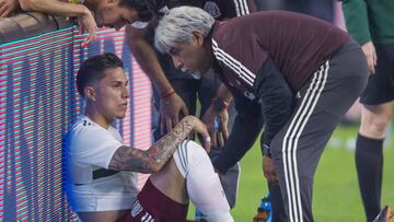 La noche de las lesiones para la Selección Mexicana en Arlington siguió con las sustituciones de Diego Reyes y Carlos Salcedo.