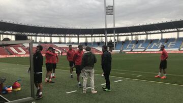 Sulayman: "¿Bueno un empate? Vamos a por los tres puntos"