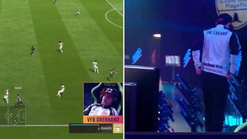 ¡Ojo a la rabieta! Apaga el FIFA en un torneo en directo ante más de 100.000 espectadores