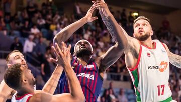 El alero estadounidense Chris Singleton est&aacute; llamado a ser el jugador franquicia del Bar&ccedil;a Lassa esta temporada.