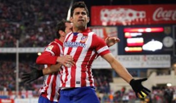 Celebración de Diego Costa.