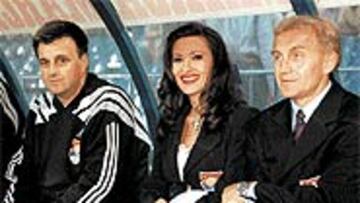 <B>REGALOS ÍNTIMOS</B>. Svetlana, presidenta del Obilic, en el Calderón.