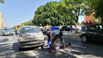 Choca contra un veh¨ªculo al conducir un patinete el¨¦ctrico y superar siete veces la tasa de alcoholemia