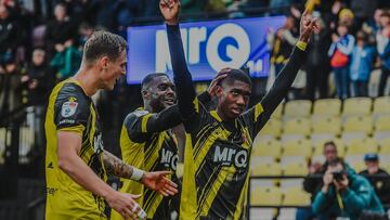 Yaser Asprilla, héroe en la victoria de Watford