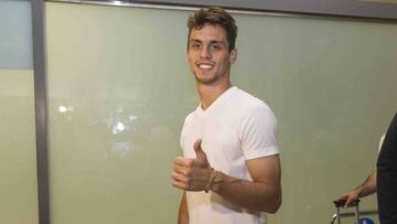 Rodrigo Caio, el día que llegó a Valencia.