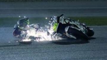 AL SUELO. Las caídas son algo inherente a las carreras y cada temporada se producen cientos.