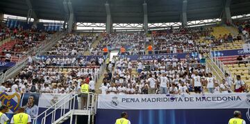 Fans in Macedonia for the 2017 UEFA Super Cup final.