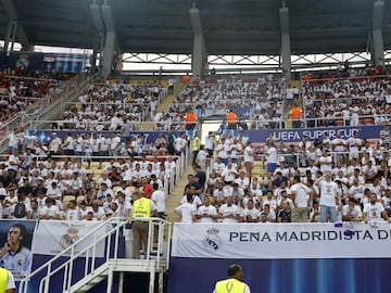 Fans in Macedonia for the 2017 UEFA Super Cup final.