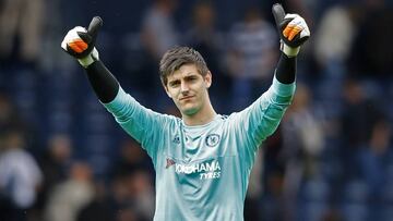 Thibaut Courtois con el Chelsea. 