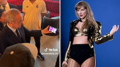 Florentino se hace viral en la previa del partido por enseñar este vídeo en su móvil