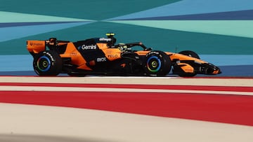 Formula One F1 - Pre Season Testing - Bahrain International Circuit, Sakhir, Bahrain - February 11, 2026 McLaren's Lando Norris in action during pre-season testing REUTERS/Jakub Porzycki