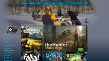 Steam presenta sus grandes rebajas de otoño