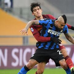 "Con él, todo el Inter mejora": en Italia alaban el partido de Vidal