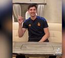 El vídeo que desvela la afición secreta e inesperada de Courtois