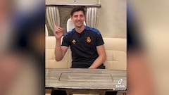 El vídeo que desvela la afición secreta e inesperada de Courtois