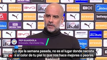 Guardiola y su contundente reflexión sobre el racismo