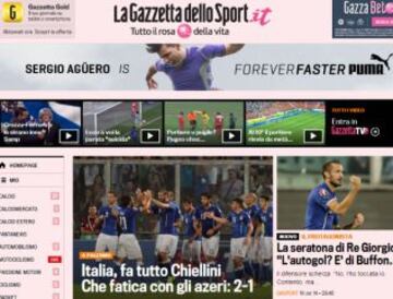 Portadas de la prensa extranjera