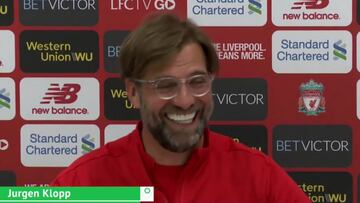 Klopp bromea sobre el derbi de Manchester y todos se ríen